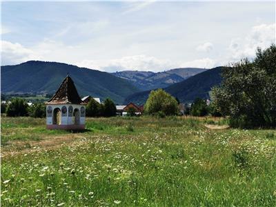 De vanzare teren intravilan 873 mp pretabil constructii la intrare in Rasinari langa Sibiu