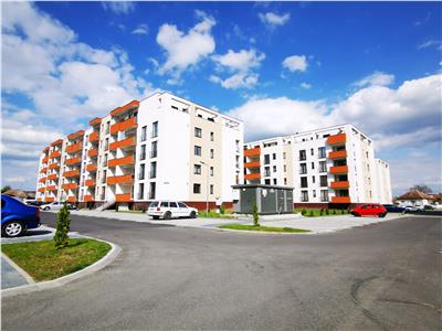 Apartament modern la prima inchiriere cu 2 camere 2 bai si terasa in Sibiu zona Balanta