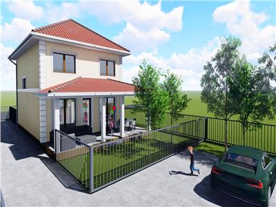 Casa individuala 4 camere si 323 mp teren de vanzare in Selimbar