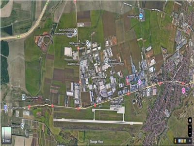 Teren intravilan cu destinatie industriala 14800 mp cu PUZ