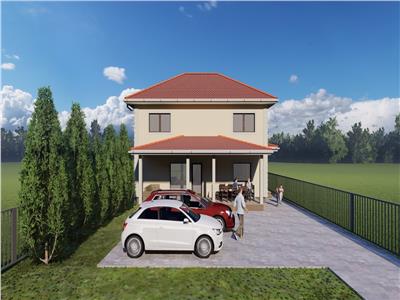 Casa individuala de vanzare 4 camere si 420 mp teren in Selimbar