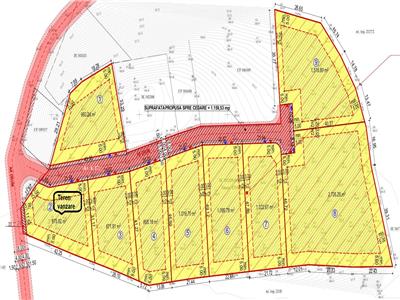 Teren intravilan de vanzare in Tocile 875 mp pretabil casa vacanta sau investitie