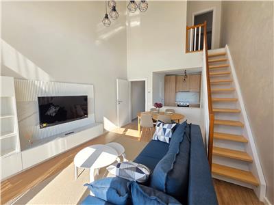 De vanzare penthouse cu 3 camere decomandate mobilat si utilat complet in zona Industriala Vest din Sibiu