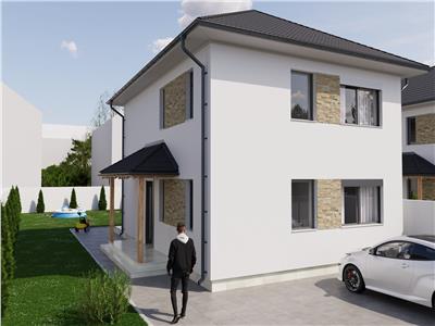 De vanzare casa individuala cu 4 camere si teren de 380 mp in Sura Mica zona Sportului