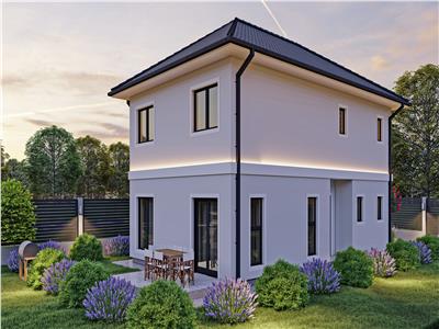 Casa individuala finisata la cheie de vanzare in Cristian 4 camere si 116 mp utili
