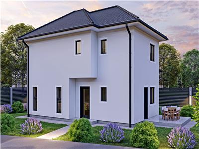 Casa individuala finisata la cheie de vanzare in Cristian 4 camere si 340 mp teren